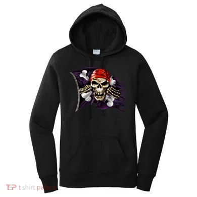 Pirate Skull Flag Women's Hoodie