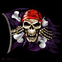 Pirate Skull Flag Women's Hoodie thumb 2