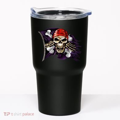Pirate Skull Flag Tumbler