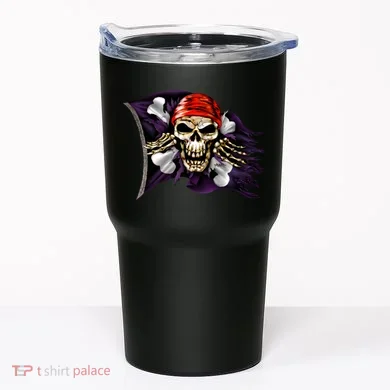 Pirate Skull Flag Tumbler