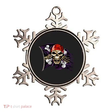 Pirate Skull Flag Ornament