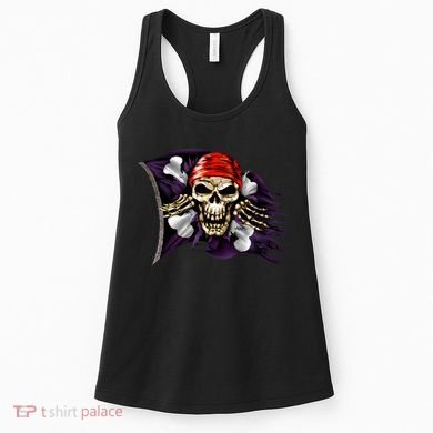 Pirate Skull Flag Women's Tank Top