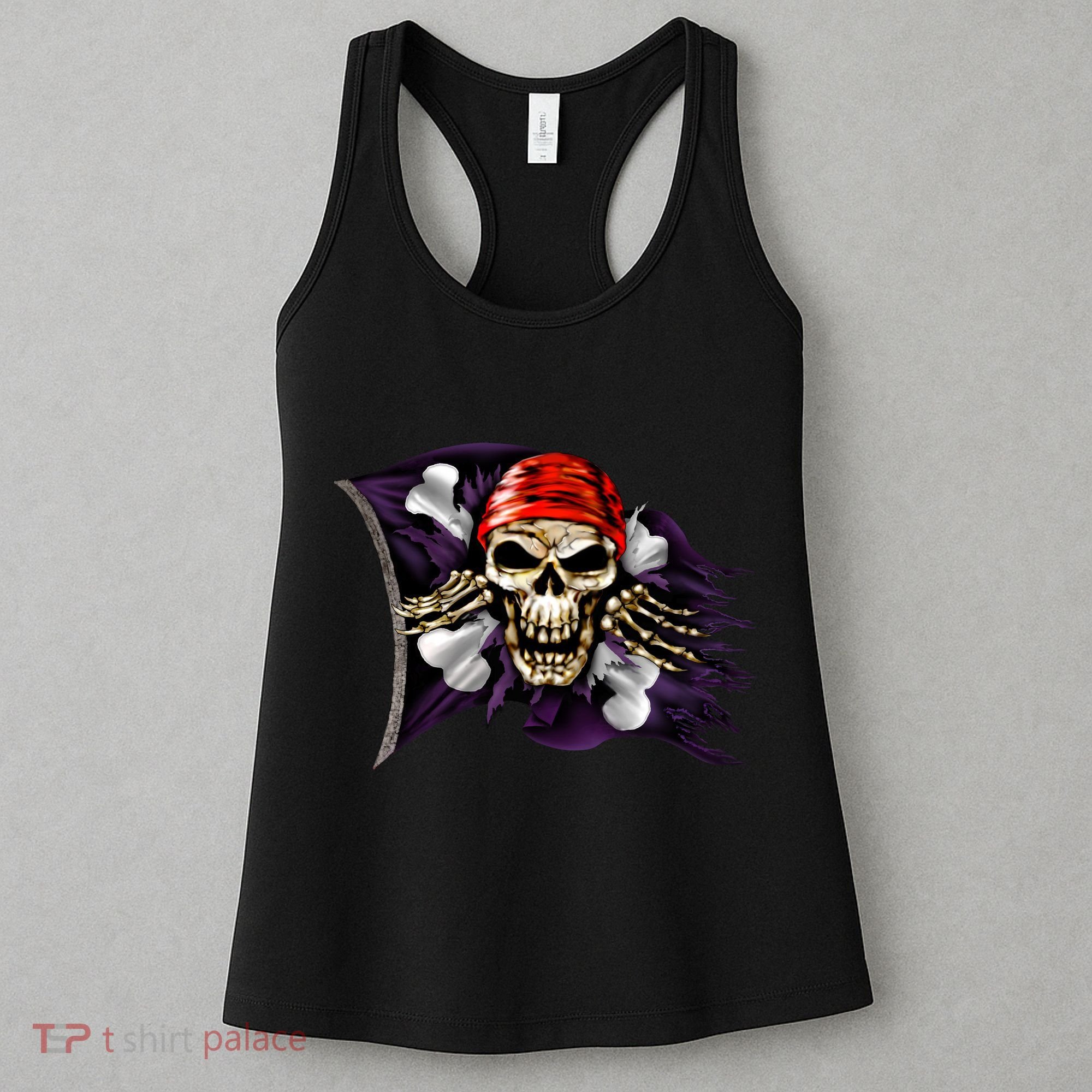 Pirate Skull Flag Women's Tank Top