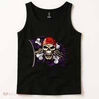 Pirate Skull Flag Tank Top thumb 2