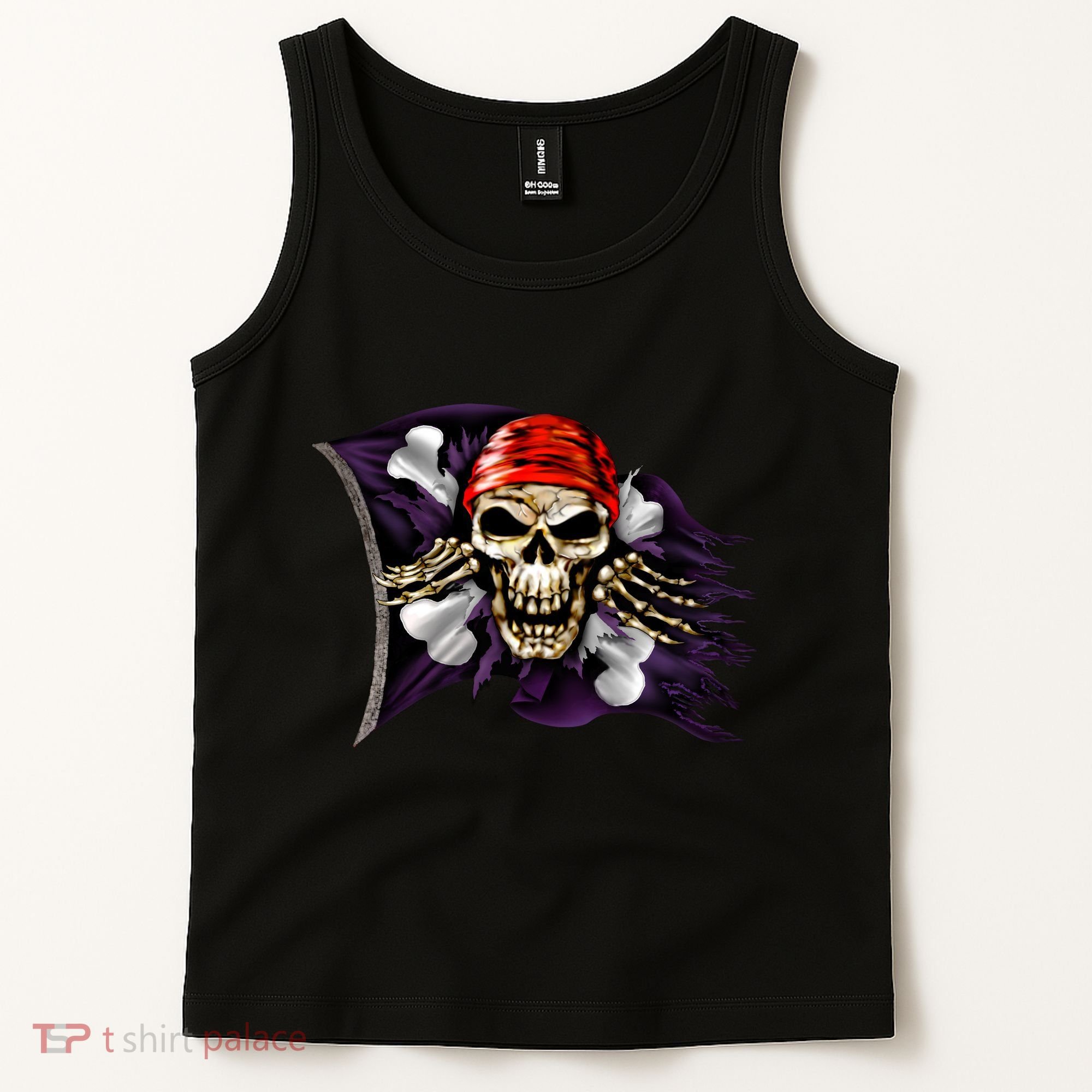 Pirate Skull Flag Tank Top
