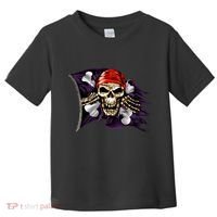 Pirate Skull Flag Toddler T-Shirt thumb 0