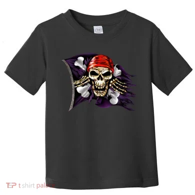 Pirate Skull Flag Toddler T-Shirt