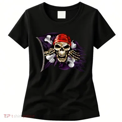 Pirate Skull Flag Women's T-Shirt