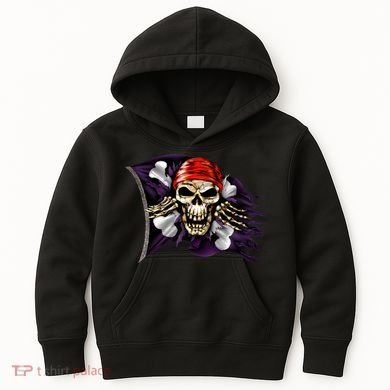 Pirate Skull Flag Kids Hoodie