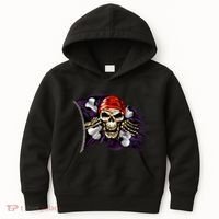 Pirate Skull Flag Kids Hoodie thumb 0