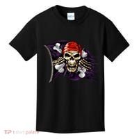 Pirate Skull Flag Kids T-Shirt thumb 0