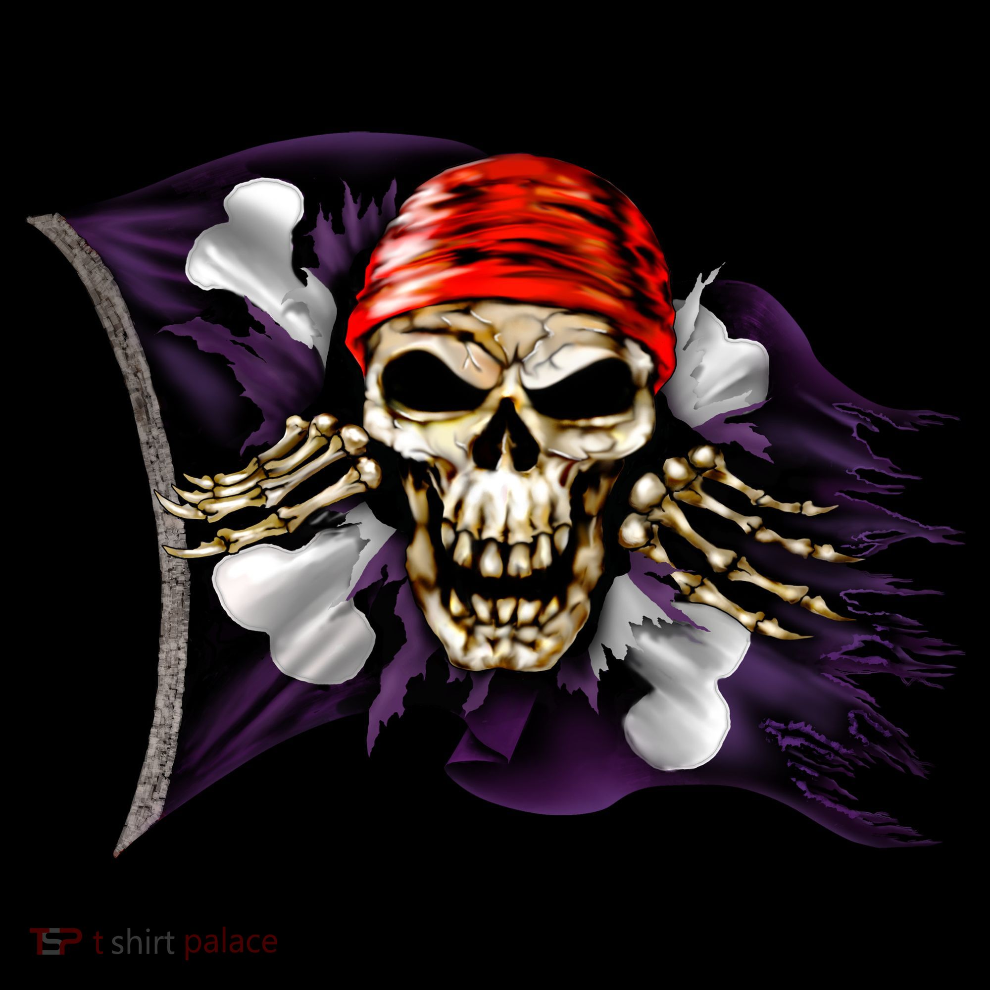 Pirate Skull Flag Kids T-Shirt