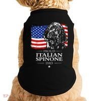 Proud Italian Spinone Dad American Flag Patriotic Dog Gift Doggie Tank thumb 0