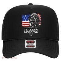 Proud Italian Spinone Dad American Flag Patriotic Dog Gift Hat thumb 0