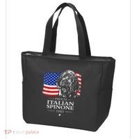 Proud Italian Spinone Dad American Flag Patriotic Dog Gift Tote Bag thumb 3