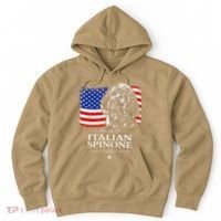 Proud Italian Spinone Dad American Flag Patriotic Dog Gift Hoodie thumb 0