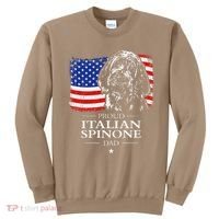 Proud Italian Spinone Dad American Flag Patriotic Dog Gift Sweatshirt thumb 0