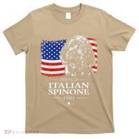 Proud Italian Spinone Dad American Flag Patriotic Dog Gift T-Shirt thumb 0