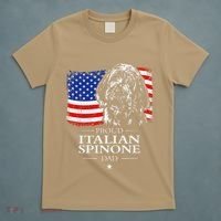 Proud Italian Spinone Dad American Flag Patriotic Dog Gift T-Shirt thumb 5