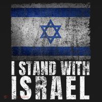 Pro Israel Supporter I Stand With Israel Patriotic USA Flag Mousepad thumb 1