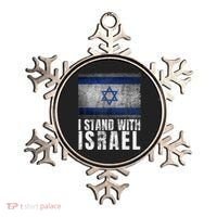 Pro Israel Supporter I Stand With Israel Patriotic USA Flag Ornament thumb 0