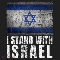 Pro Israel Supporter I Stand With Israel Patriotic USA Flag Hat thumb 2