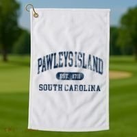 Pawleys Island South Carolina Golf Towel thumb 1