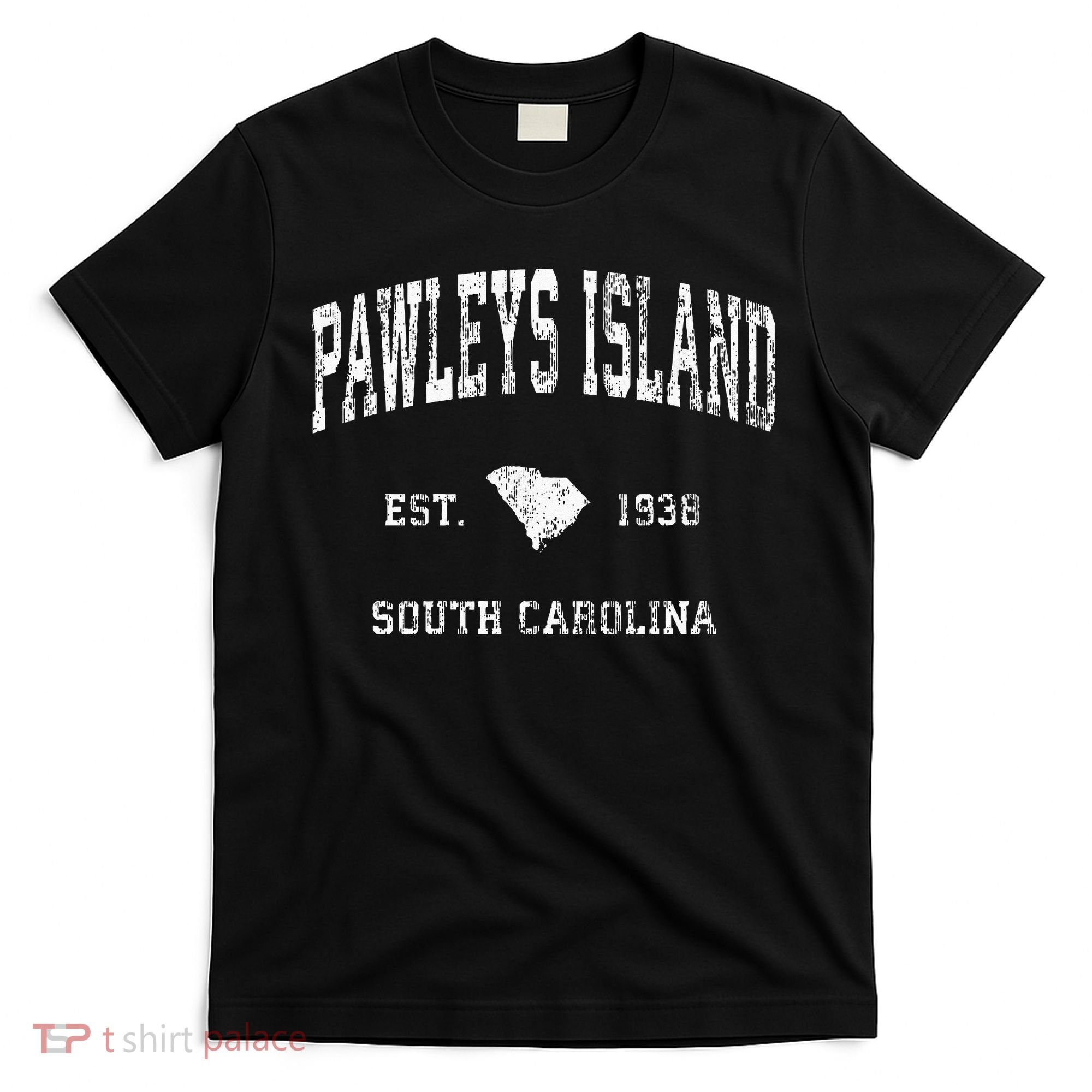 Pawleys Island South Carolina SC Vintage Athletic Sports Des T-Shirt