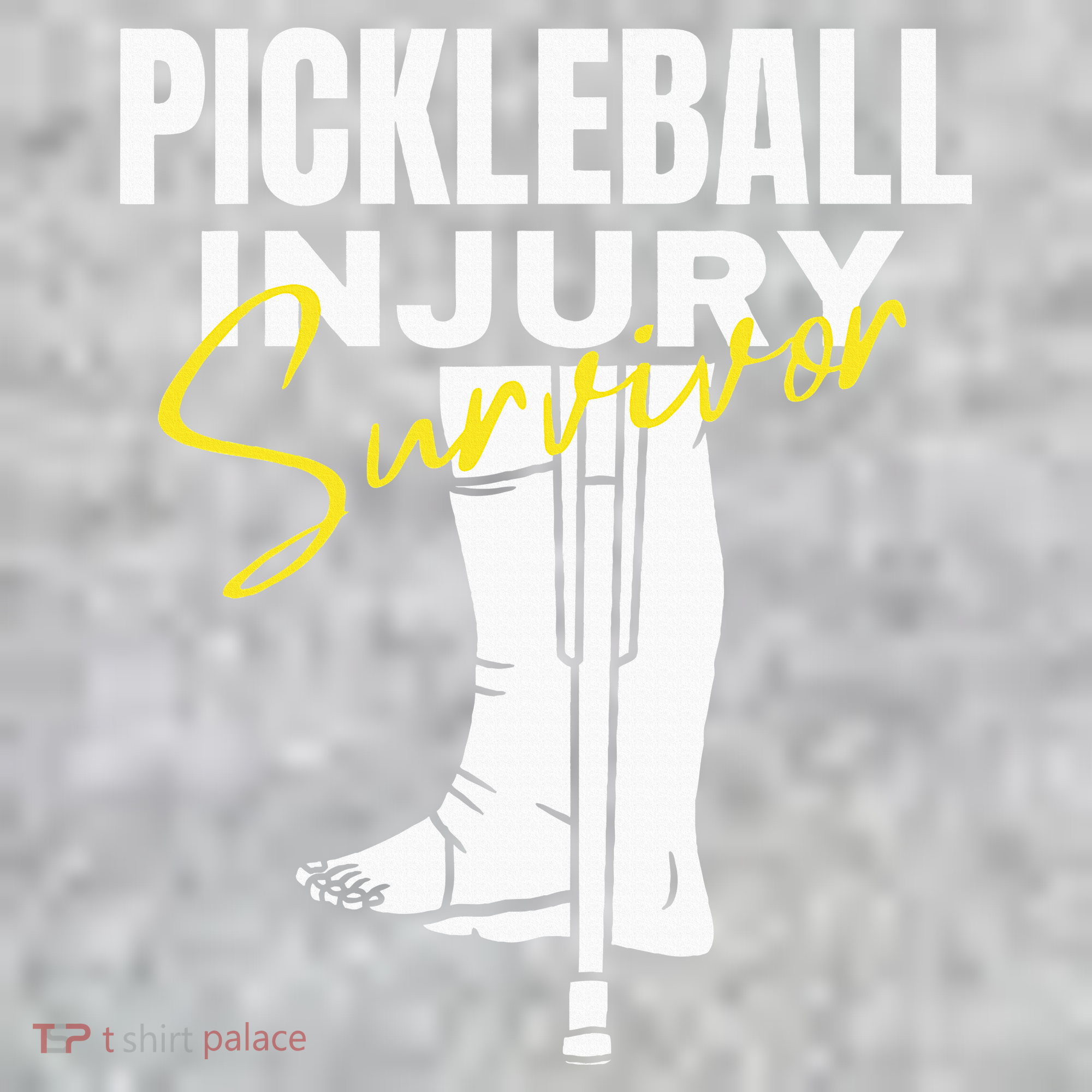 Pickleball Injury Survivor Funny Dink Player Team Paddleball The Baniff Cuffed Pom Beanie