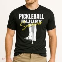 Pickleball Injury Survivor Funny Dink Player Team Paddleball Cooling Performance Crew T-Shirt thumb 2