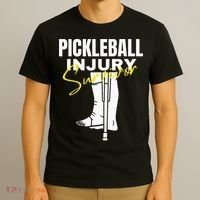 Pickleball Injury Survivor Funny Dink Player Team Paddleball T-Shirt thumb 3