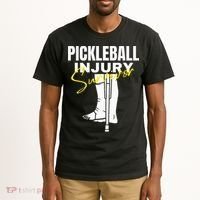 Pickleball Injury Survivor Funny Dink Player Team Paddleball Tall T-Shirt thumb 2