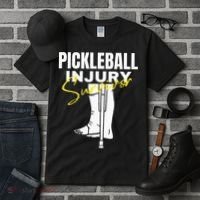 Pickleball Injury Survivor Funny Dink Player Team Paddleball Tall T-Shirt thumb 3