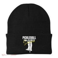 Pickleball Injury Survivor Funny Dink Player Team Paddleball Beanie thumb 0