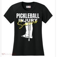 Pickleball Injury Survivor Funny Dink Player Team Paddleball Women's Cooling Performance Crew T-Shirt thumb 0