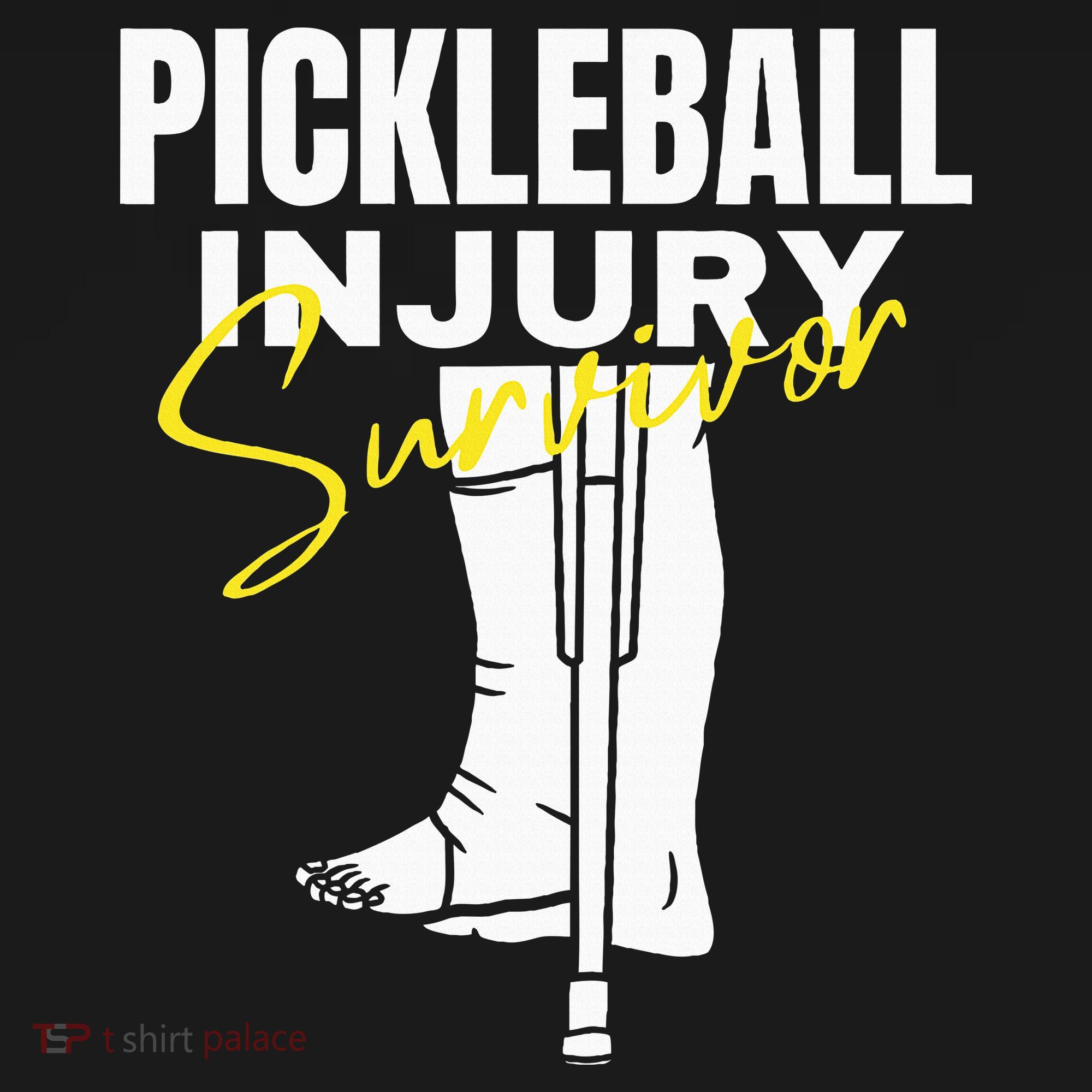 Pickleball Injury Survivor Funny Dink Player Team Paddleball Women's Tank Top