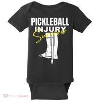 Pickleball Injury Survivor Funny Dink Player Team Paddleball Baby Bodysuit thumb 0