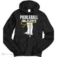 Pickleball Injury Survivor Funny Dink Player Team Paddleball Tie Dye Hoodie thumb 0