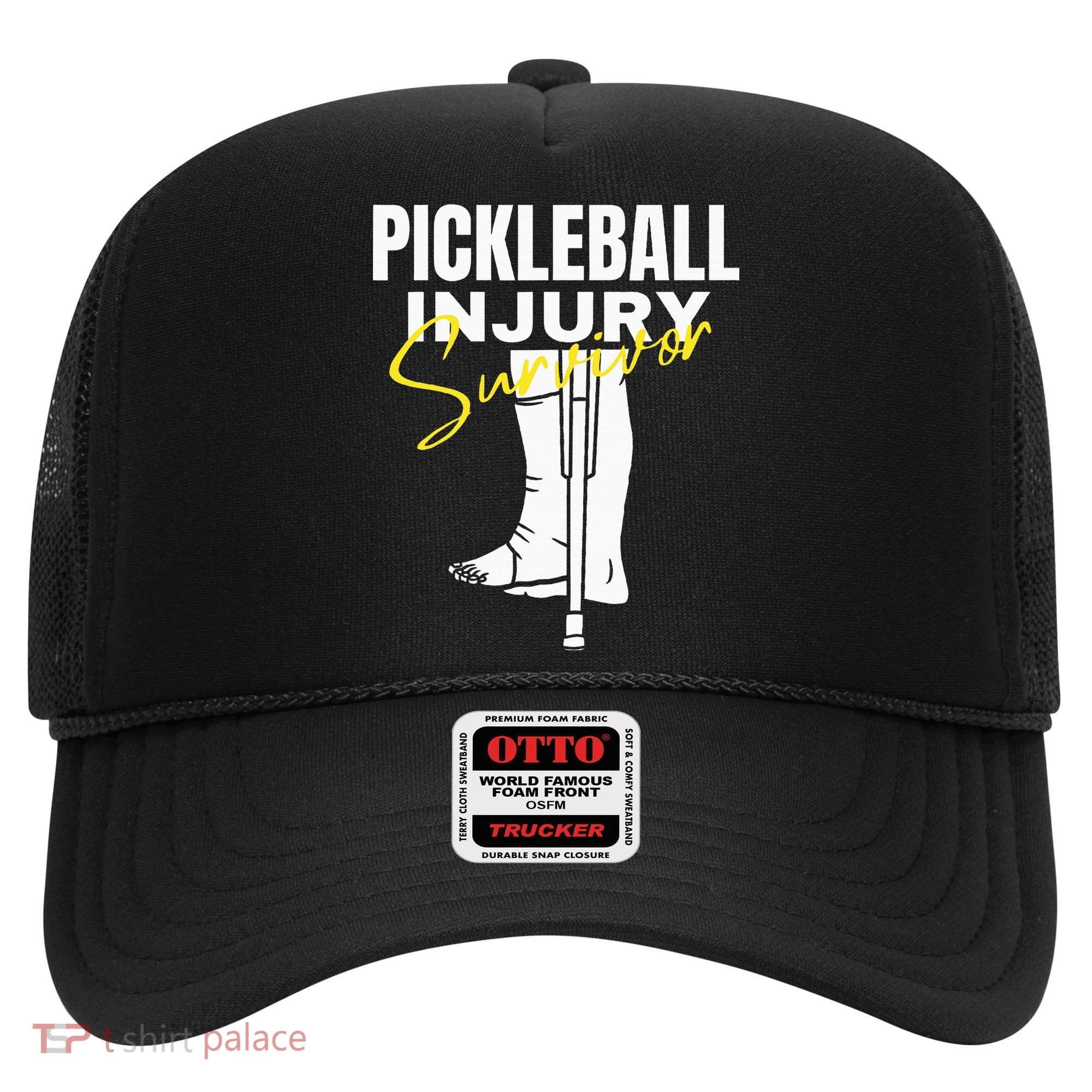 Pickleball Injury Survivor Funny Dink Player Team Paddleball Hat
