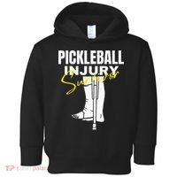 Pickleball Injury Survivor Funny Dink Player Team Paddleball Toddler Hoodie thumb 0