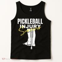 Pickleball Injury Survivor Funny Dink Player Team Paddleball Tank Top thumb 2