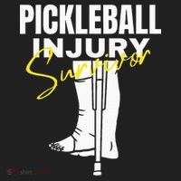 Pickleball Injury Survivor Funny Dink Player Team Paddleball Golf Towel thumb 3