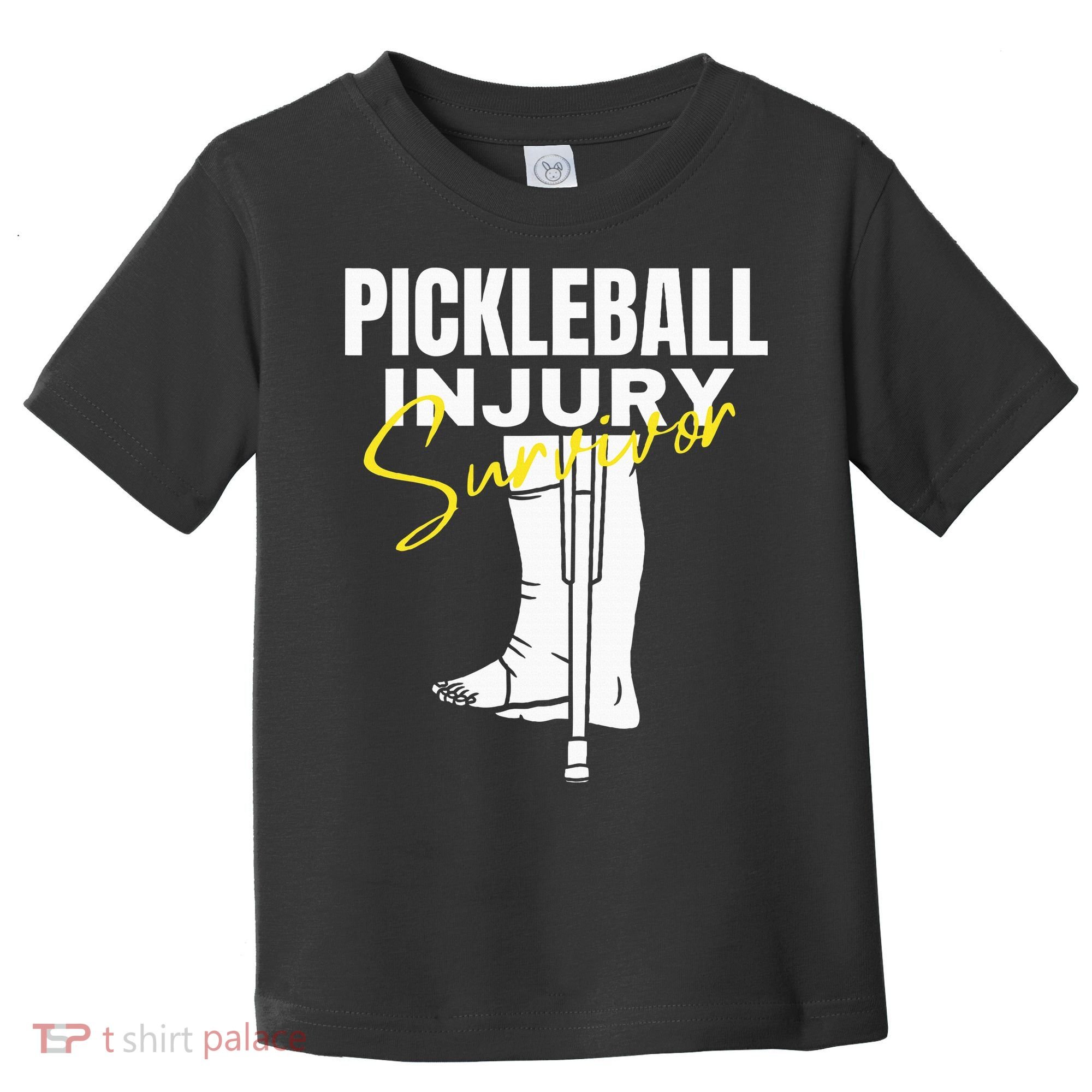 Pickleball Injury Survivor Funny Dink Player Team Paddleball Toddler T-Shirt