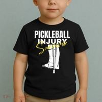 Pickleball Injury Survivor Funny Dink Player Team Paddleball Toddler T-Shirt thumb 2
