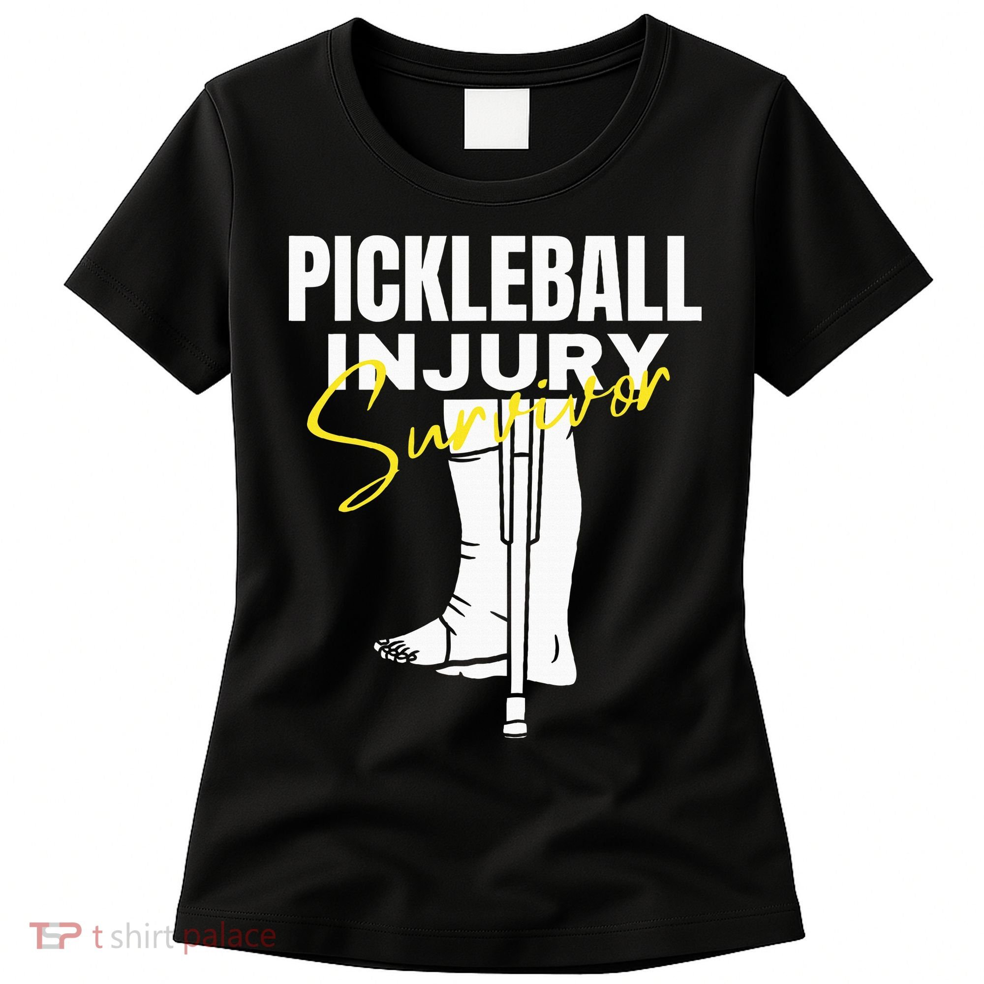 Pickleball Injury Survivor Funny Dink Player Team Paddleball Women's T-Shirt