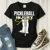 Pickleball Injury Survivor Funny Dink Player Team Paddleball Women's T-Shirt thumb 3