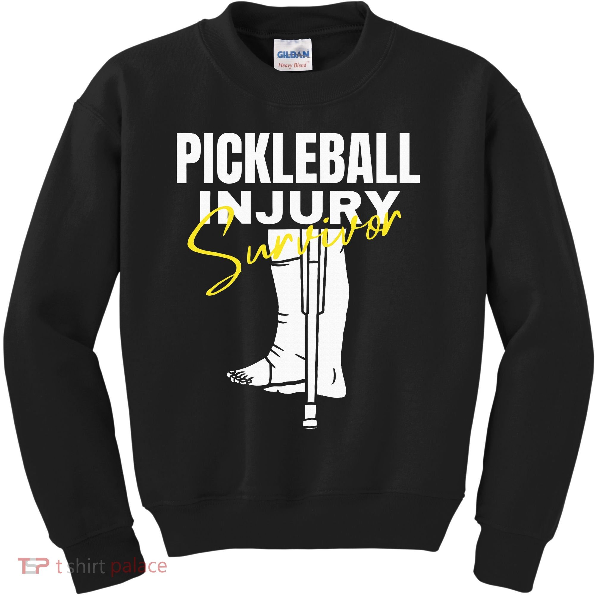 Pickleball Injury Survivor Funny Dink Player Team Paddleball Kids Sweatshirt
