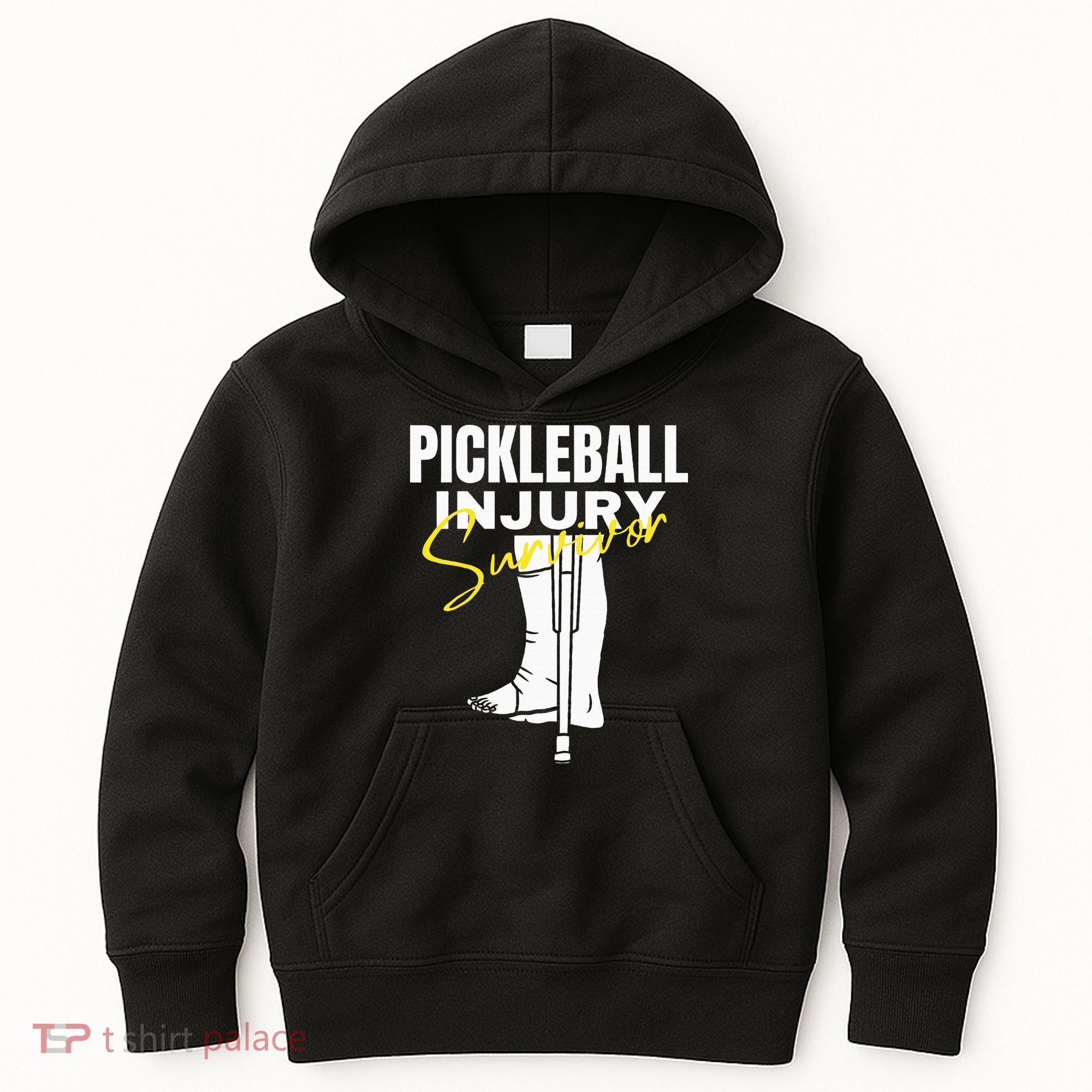 Pickleball Injury Survivor Funny Dink Player Team Paddleball Kids Hoodie