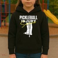 Pickleball Injury Survivor Funny Dink Player Team Paddleball Kids Hoodie thumb 3
