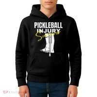 Pickleball Injury Survivor Funny Dink Player Team Paddleball Kids Hoodie thumb 4